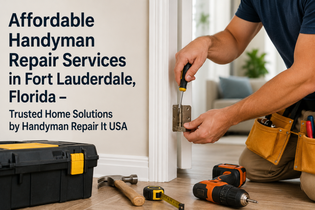Affordable Handyman Repair Services in Fort Lauderdale Florida – Trusted Home Solutions by Handyman Repair It USA