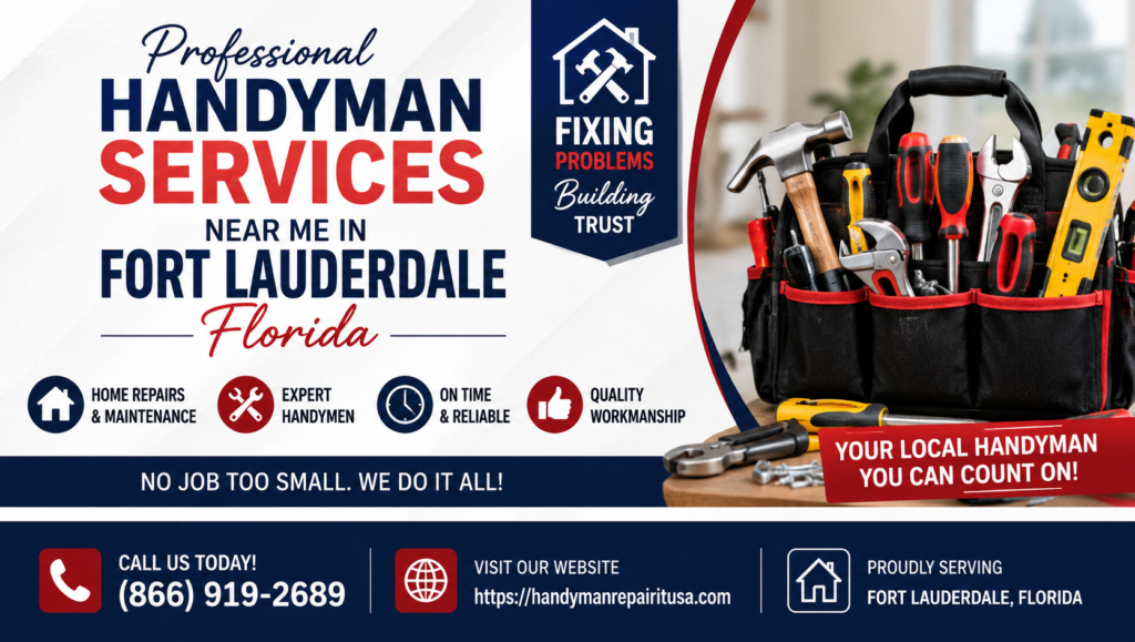 Professional Handyman Services Near Me in Fort Lauderdale Florida